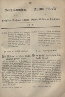 Gesetz-Sammlung für die Königlichen Preußischen Staaten = Zbiór Praw dla Państw Królestwa Pruskiego. 1860, № 36 (17 grudnia)