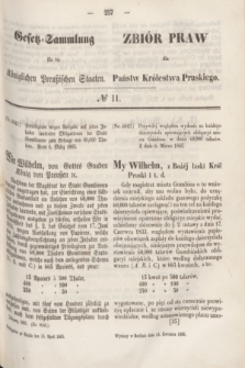 Gesetz-Sammlung für die Königlichen Preußischen Staaten = Zbiór Praw dla Państw Królestwa Pruskiego. 1865, № 11 (13 kwietnia)