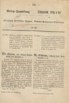 Gesetz-Sammlung für die Königlichen Preußischen Staaten = Zbiór Praw dla Państw Królestwa Pruskiego. 1865, № 52 (18 listopada)