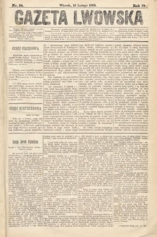 Gazeta Lwowska. 1889, nr 34