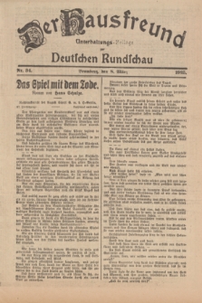 Der Hausfreund : Unterhaltungs-Beilage zur Deutschen Rundschau. 1925, Nr. 34 (8 März)