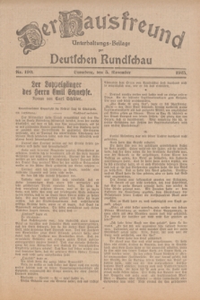 Der Hausfreund : Unterhaltungs-Beilage zur Deutschen Rundschau. 1925, Nr. 190 (5 November)