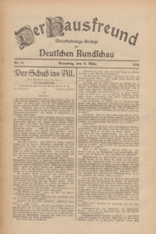 Der Hausfreund : Unterhaltungs-Beilage zur Deutschen Rundschau. 1926, Nr. 51 (14 März)