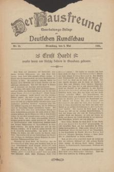 Der Hausfreund : Unterhaltungs-Beilage zur Deutschen Rundschau. 1926, Nr. 85 (9 Mai)