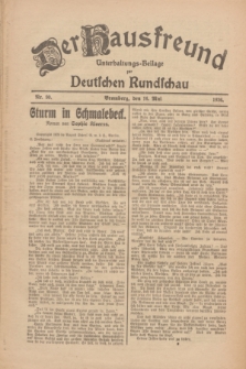 Der Hausfreund : Unterhaltungs-Beilage zur Deutschen Rundschau. 1926, Nr. 90 (16 Mai)