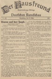 Der Hausfreund : Unterhaltungs-Beilage zur Deutschen Rundschau. 1935, Nr. 121 (26 Mai)
