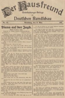 Der Hausfreund : Unterhaltungs-Beilage zur Deutschen Rundschau. 1935, Nr. 123 (29 Mai)