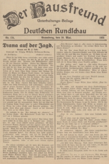 Der Hausfreund : Unterhaltungs-Beilage zur Deutschen Rundschau. 1935, Nr. 124 (30 Mai)