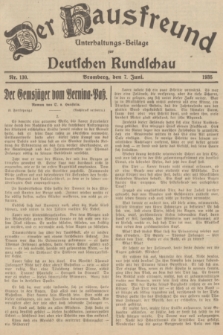 Der Hausfreund : Unterhaltungs-Beilage zur Deutschen Rundschau. 1935, Nr. 130 (7 Juni)