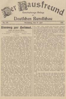 Der Hausfreund : Unterhaltungs-Beilage zur Deutschen Rundschau. 1935, Nr. 170 (27 Juli)