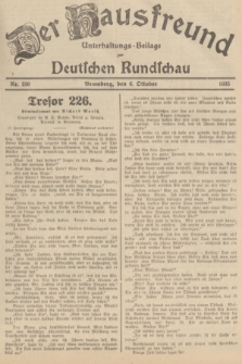 Der Hausfreund : Unterhaltungs-Beilage zur Deutschen Rundschau. 1935, Nr. 230 (6 Oktober)