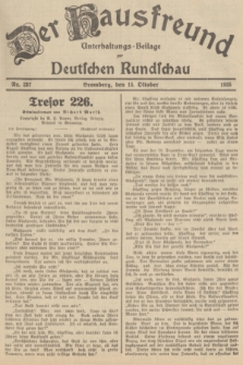 Der Hausfreund : Unterhaltungs-Beilage zur Deutschen Rundschau. 1935, Nr. 237 (15 Oktober)