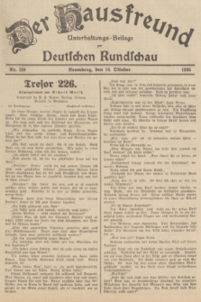Der Hausfreund : Unterhaltungs-Beilage zur Deutschen Rundschau. 1935, Nr. 238 (16 Oktober)