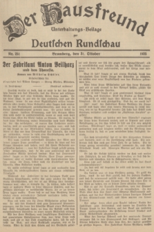 Der Hausfreund : Unterhaltungs-Beilage zur Deutschen Rundschau. 1935, Nr. 251 (31 Oktober)