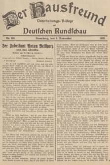 Der Hausfreund : Unterhaltungs-Beilage zur Deutschen Rundschau. 1935, Nr. 255 (6 November)