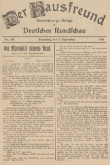 Der Hausfreund : Unterhaltungs-Beilage zur Deutschen Rundschau. 1936, Nr. 206 (6 September)