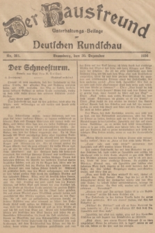 Der Hausfreund : Unterhaltungs-Beilage zur Deutschen Rundschau. 1936, Nr. 301 (30 Dezember)