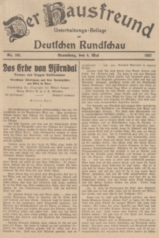 Der Hausfreund : Unterhaltungs-Beilage zur Deutschen Rundschau. 1937, Nr. 102 (6 Mai)