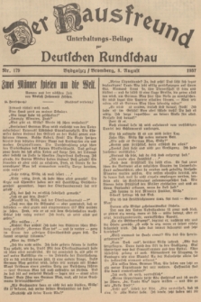 Der Hausfreund : Unterhaltungs-Beilage zur Deutschen Rundschau. 1937, Nr. 179 (8 August)