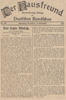 Der Hausfreund : Unterhaltungs-Beilage zur Deutschen Rundschau. 1937, Nr. 264 (18 November)