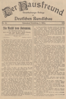 Der Hausfreund : Unterhaltungs-Beilage zur Deutschen Rundschau. 1938, Nr. 55 (9 März)