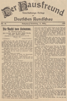 Der Hausfreund : Unterhaltungs-Beilage zur Deutschen Rundschau. 1938, Nr. 59 (13 März)