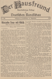 Der Hausfreund : Unterhaltungs-Beilage zur Deutschen Rundschau. 1938, Nr. 288 (18 Dezember)