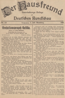 Der Hausfreund : Unterhaltungs-Beilage zur Deutschen Rundschau. 1939, Nr. 150 (5 Juli)