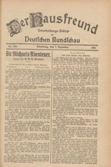 Der Hausfreund : Unterhaltungs-Beilage zur Deutschen Rundschau. 1928, Nr. 268 (7 Dezember)