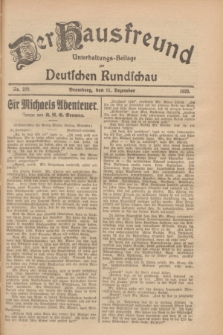 Der Hausfreund : Unterhaltungs-Beilage zur Deutschen Rundschau. 1928, Nr. 270 (11 Dezember)