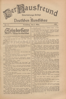 Der Hausfreund : Unterhaltungs-Beilage zur Deutschen Rundschau. 1929, Nr. 51 (2 März)