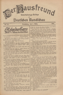 Der Hausfreund : Unterhaltungs-Beilage zur Deutschen Rundschau. 1929, Nr. 52 (3 März)