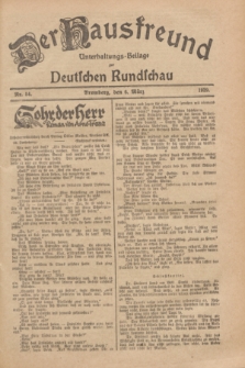 Der Hausfreund : Unterhaltungs-Beilage zur Deutschen Rundschau. 1929, Nr. 54 (6 März)
