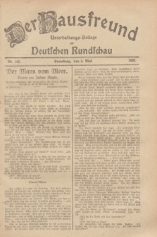 Der Hausfreund : Unterhaltungs-Beilage zur Deutschen Rundschau. 1929, Nr. 102 (5 Mai)