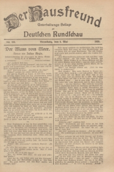Der Hausfreund : Unterhaltungs-Beilage zur Deutschen Rundschau. 1929, Nr. 104 (8 Mai)