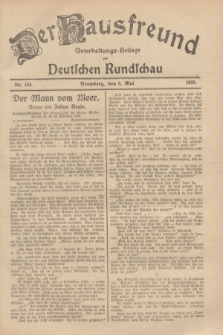 Der Hausfreund : Unterhaltungs-Beilage zur Deutschen Rundschau. 1929, Nr. 105 (9 Mai)