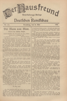 Der Hausfreund : Unterhaltungs-Beilage zur Deutschen Rundschau. 1929, Nr. 117 (25 Mai)