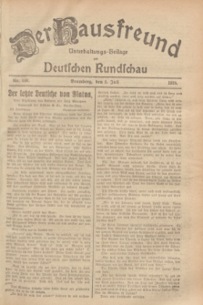 Der Hausfreund : Unterhaltungs-Beilage zur Deutschen Rundschau. 1929, Nr. 150 (5 Juli)
