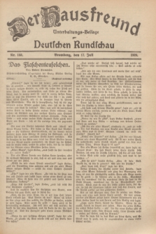 Der Hausfreund : Unterhaltungs-Beilage zur Deutschen Rundschau. 1929, Nr. 160 (17 Juli)
