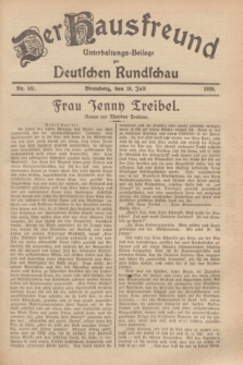 Der Hausfreund : Unterhaltungs-Beilage zur Deutschen Rundschau. 1929, Nr. 161 (18 Juli)