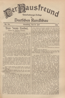 Der Hausfreund : Unterhaltungs-Beilage zur Deutschen Rundschau. 1929, Nr. 168 (26 Juli)