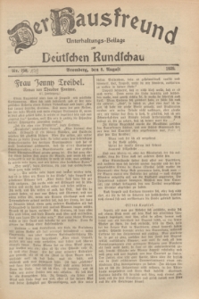 Der Hausfreund : Unterhaltungs-Beilage zur Deutschen Rundschau. 1929, Nr. 178 [i.e.179] (8 August)