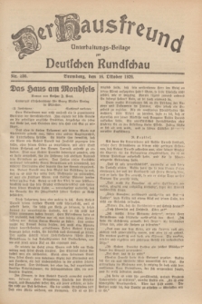 Der Hausfreund : Unterhaltungs-Beilage zur Deutschen Rundschau. 1929, Nr. 236 (16 Oktober)