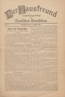 Der Hausfreund : Unterhaltungs-Beilage zur Deutschen Rundschau. 1930, Nr. 2 (3 Januar)