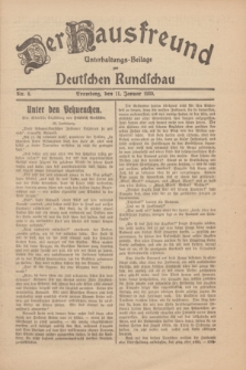Der Hausfreund : Unterhaltungs-Beilage zur Deutschen Rundschau. 1930, Nr. 8 (11 Januar)
