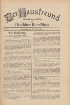 Der Hausfreund : Unterhaltungs-Beilage zur Deutschen Rundschau. 1930, Nr. 97 (27 April)