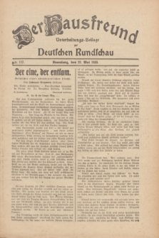 Der Hausfreund : Unterhaltungs-Beilage zur Deutschen Rundschau. 1930, Nr. 117 (22 Mai)
