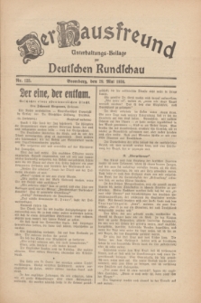 Der Hausfreund : Unterhaltungs-Beilage zur Deutschen Rundschau. 1930, Nr. 123 (29 Mai)