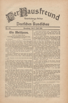 Der Hausfreund : Unterhaltungs-Beilage zur Deutschen Rundschau. 1930, Nr. 150 (3 Juli)