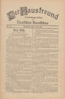 Der Hausfreund : Unterhaltungs-Beilage zur Deutschen Rundschau. 1930, Nr. 170 (26 Juli)